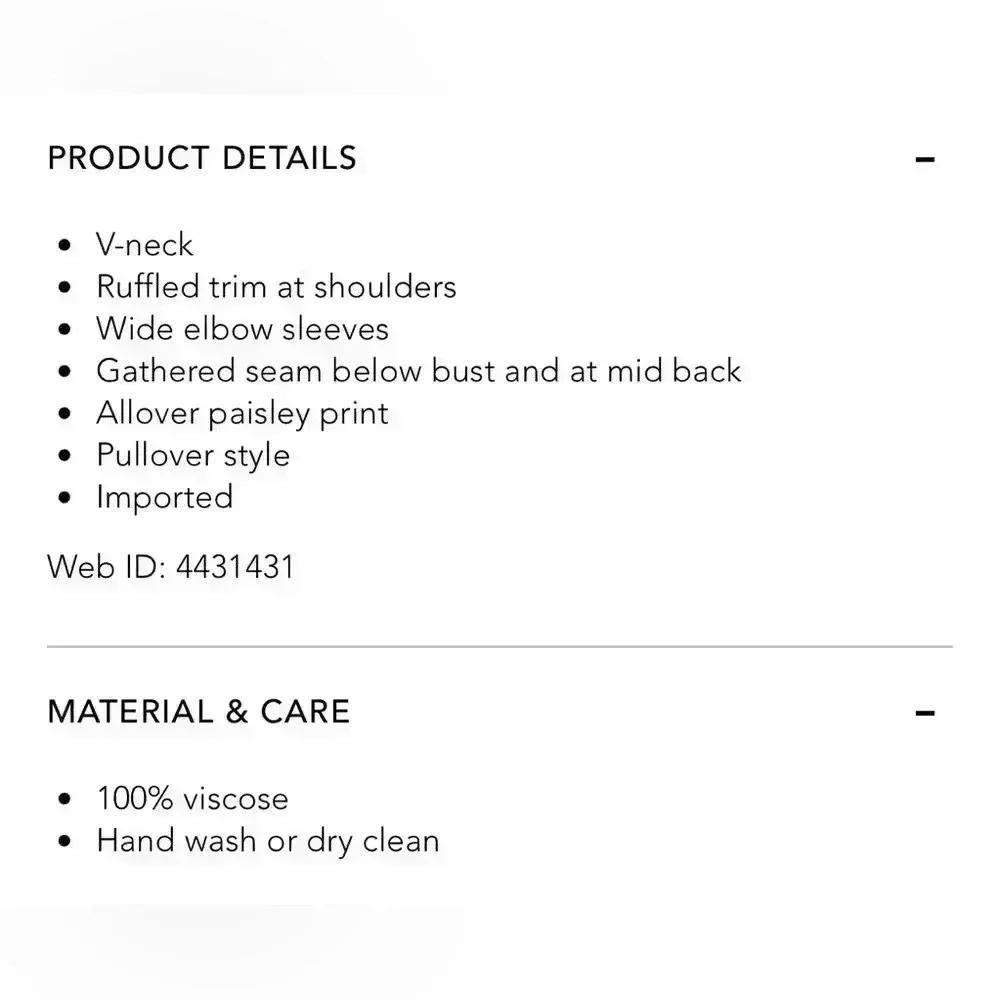 NWT ba&sh Multicolor Paisley Blouse - Picture 16 of 16